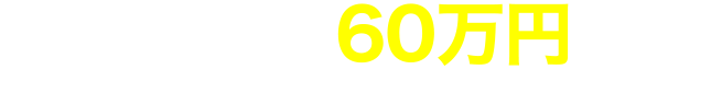 補助額：定額60万円〜/戸